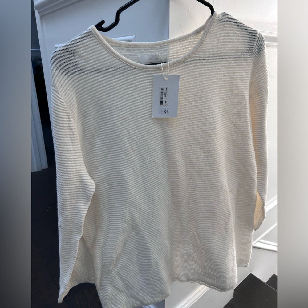 Oak and fort cream sweater